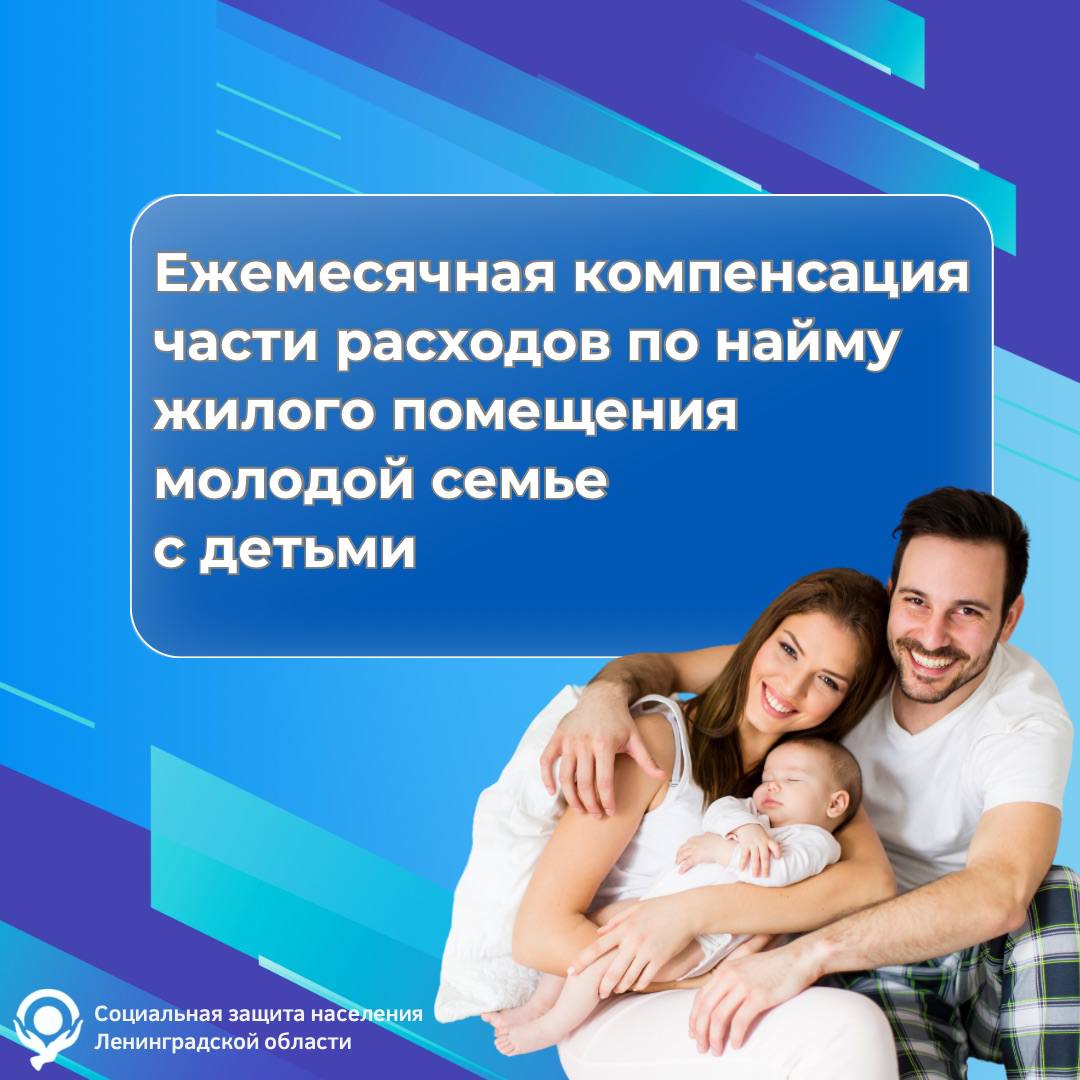 Ежемесячная денежная компенсация части расходов по найму жилого помещения молодой семье
